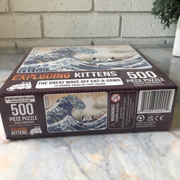 Exploding Kittens 500 Piece Puzzle Bundle of 4 - Picture 4 of 16